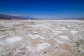 Salt Flat in Badwater Basin inÃÂ Death Valley National Park One Royalty Free Stock Photo